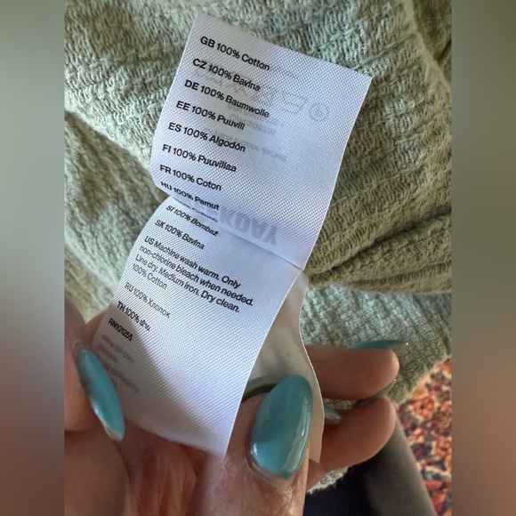 Weekday Crystal Indoor Jacket Light Green Women’s Size Medium - Picture 7 of 9